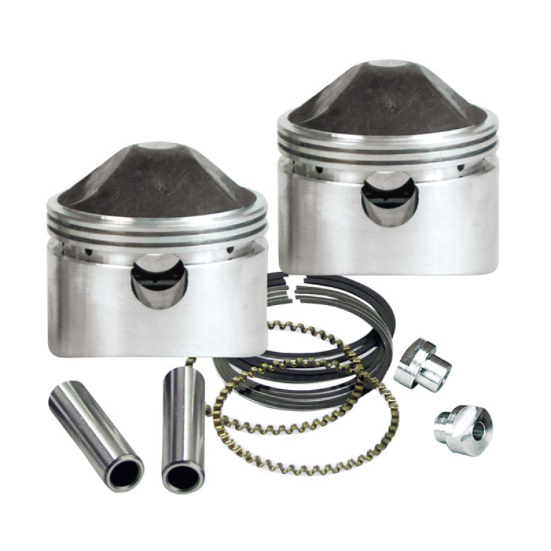 S&S, FORGED 3-3/16" STROKER PISTON KIT. +.010" 531787