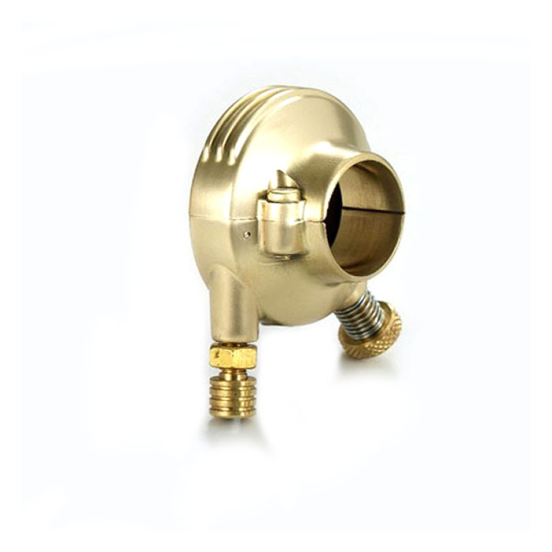 K-TECH DELUXE EXTERNAL THROTTLE HOUSING. SATIN BRASS SATIN FINISHED FO 532357