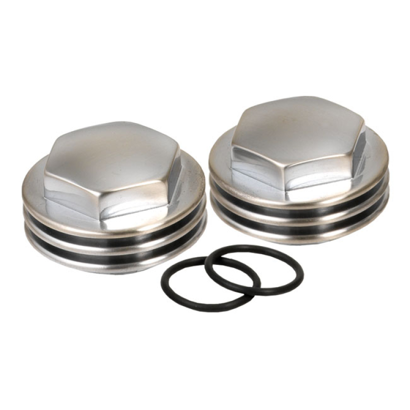 K-TECH, KNUCKLE ROCKER NUTS. GROOVE, SATIN CHROME FINISH FORGED BRASS 532370