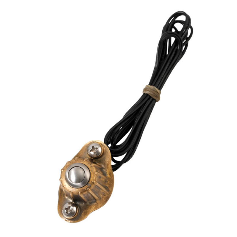 KUSTOM TECH, DELUXE HANDLEBAR SWITCH. SINGLE BUTTON RAW FINISHED FORGE 532379