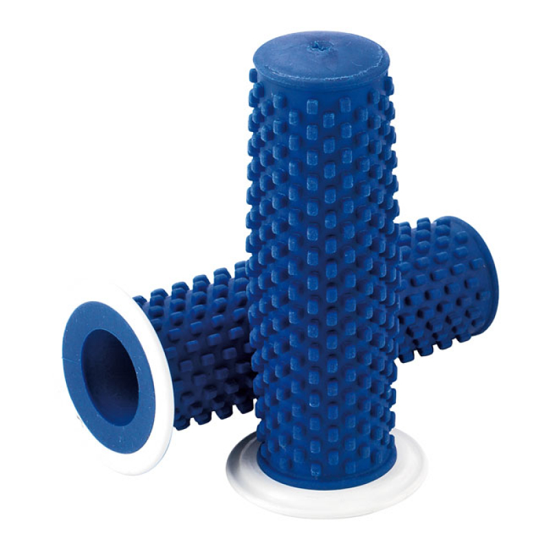 K-TECH KUSTOM GRIPS, BLUE W/WHITE FLANGE 532409