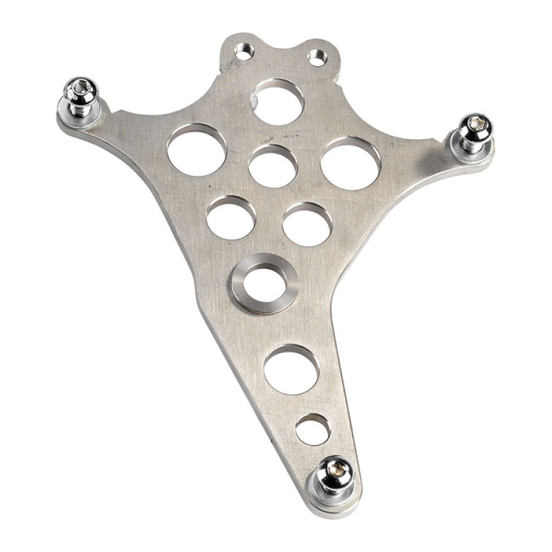 K-TECH SUPER FRENI REAR CALIPER BRACKET. RAW STAINLESS STEEL MOUNTING 532449