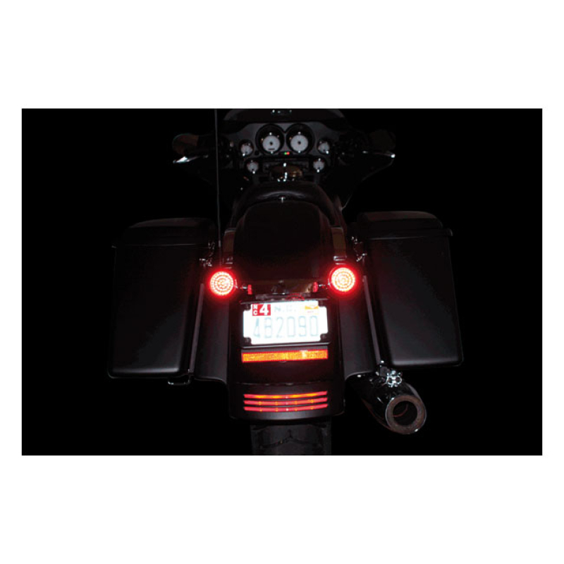 CUSTOM DYNAMICS FLAT STYLE TURN SIGNAL LED INSERTS 536106