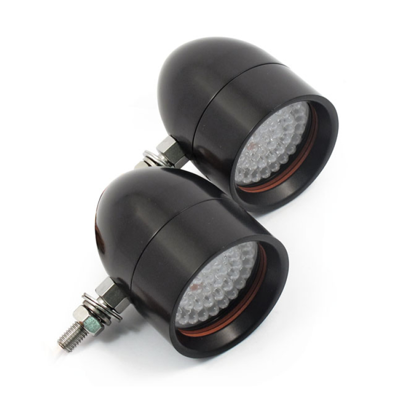 CUSTOM DYNAMICS BILLET BULLET TURN SIGNALS BLACK 536421