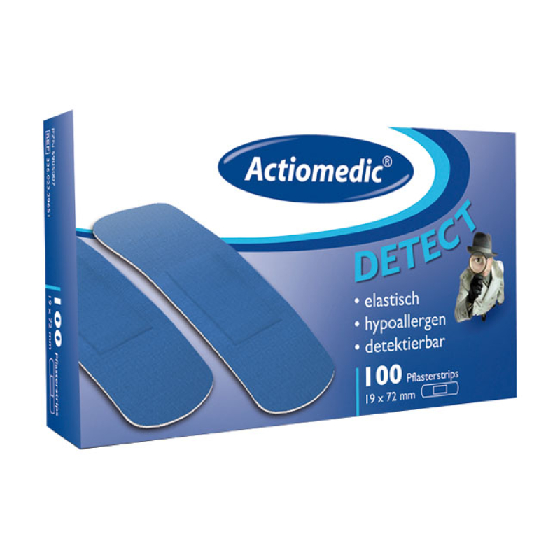 GM ACTIOMEDIC DETECT DRESSING STRIP PLASTER. DETECT ELASTIC WOVEN TEXT 536520