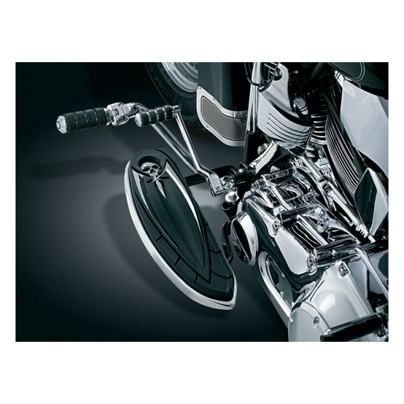 KURYAKYN, ZOMBIE RIDER FLOORBOARD COVERS COVERS TO FIT STOCK TRADITION 541163