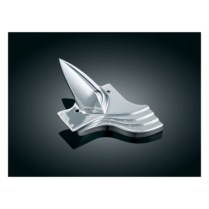 KURYAKYN, TOURING LOWER FRONT FRAME COVER. CHROME USED TO HELP CLEAN U 541526