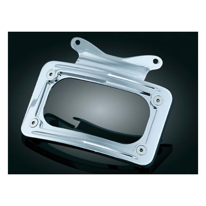 KURYAKYN, LICENSE PLATE MOUNT. CHROME CHROME PLATED. BEAUTIFUL CURVES. 541671
