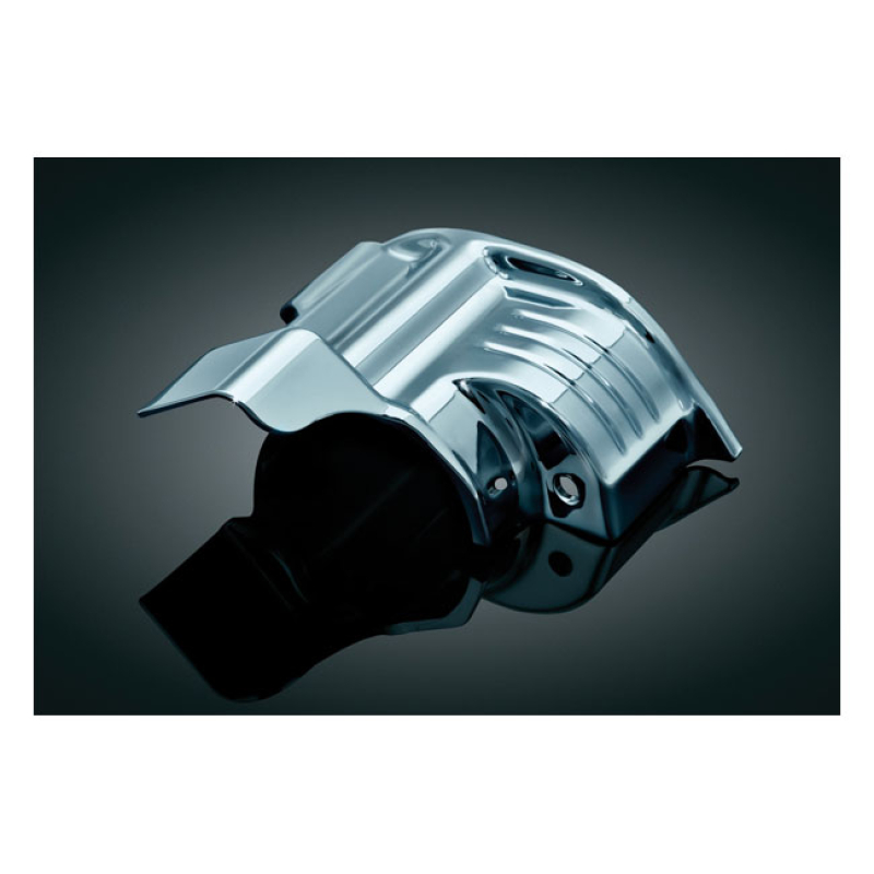 KURYAKYN, STARTER MOTOR MOUNT COVER. CHROME COMPATIBLE WITH THE 541659 541877