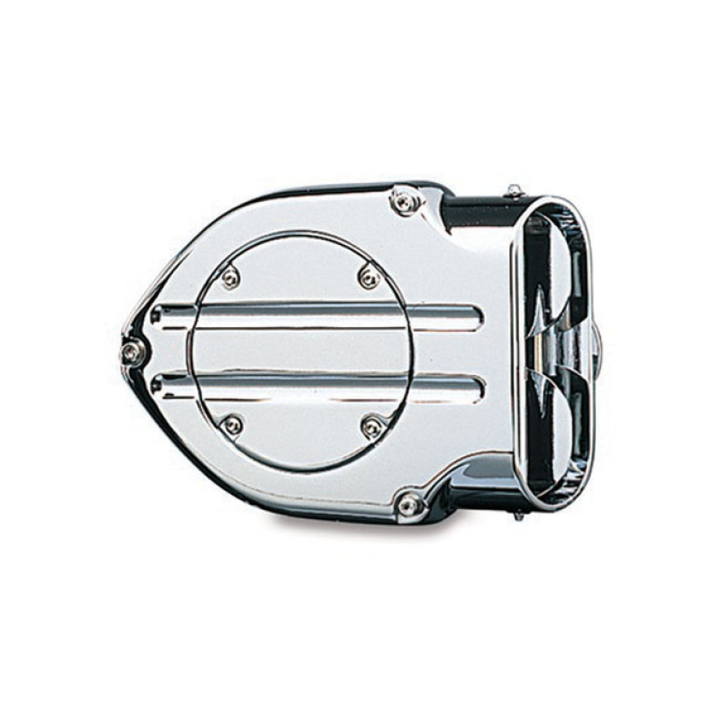 KURYAKYN, HYPERCHARGER AIR CLEANER. CHROME / BLOOD GROOVE 541896