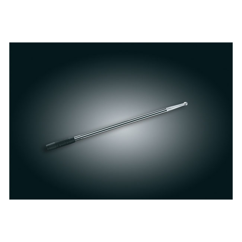 KURYAKYN, BILLET ANTENNA, HEX/GROOVED CONTRAST MACHINED BLK DIRECT REP 542004