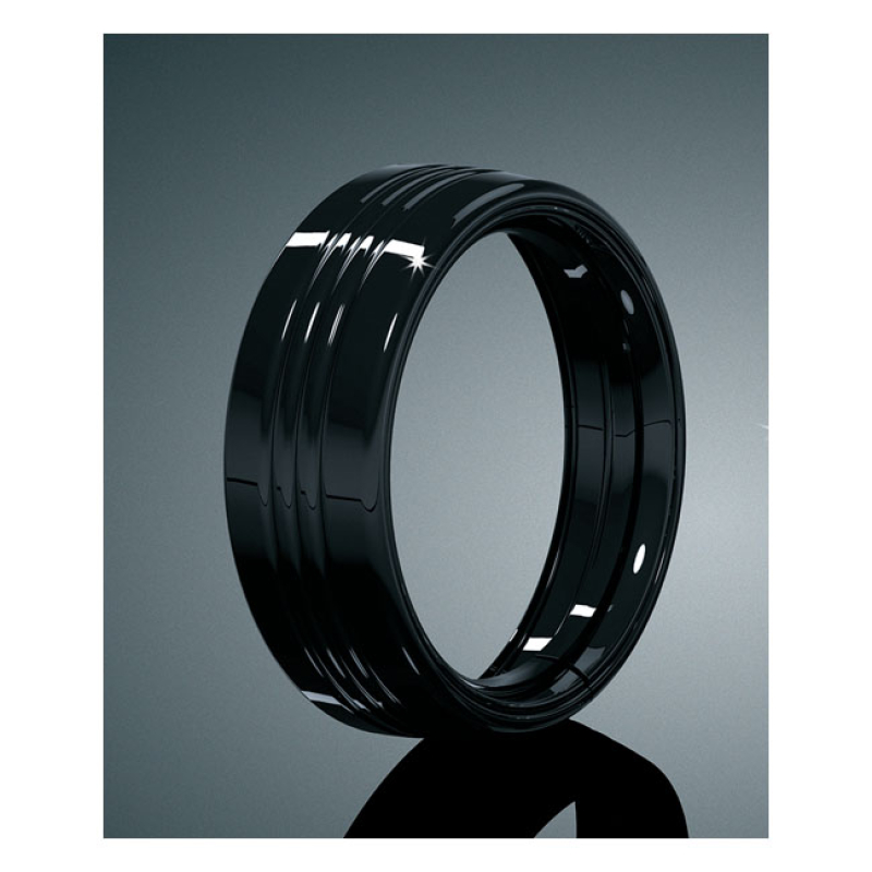 KURYAKYN, 7" HEADLAMP TRIM RING. GLOSS BLACK A STYLE BOOSTER PLUS. EAS 542406