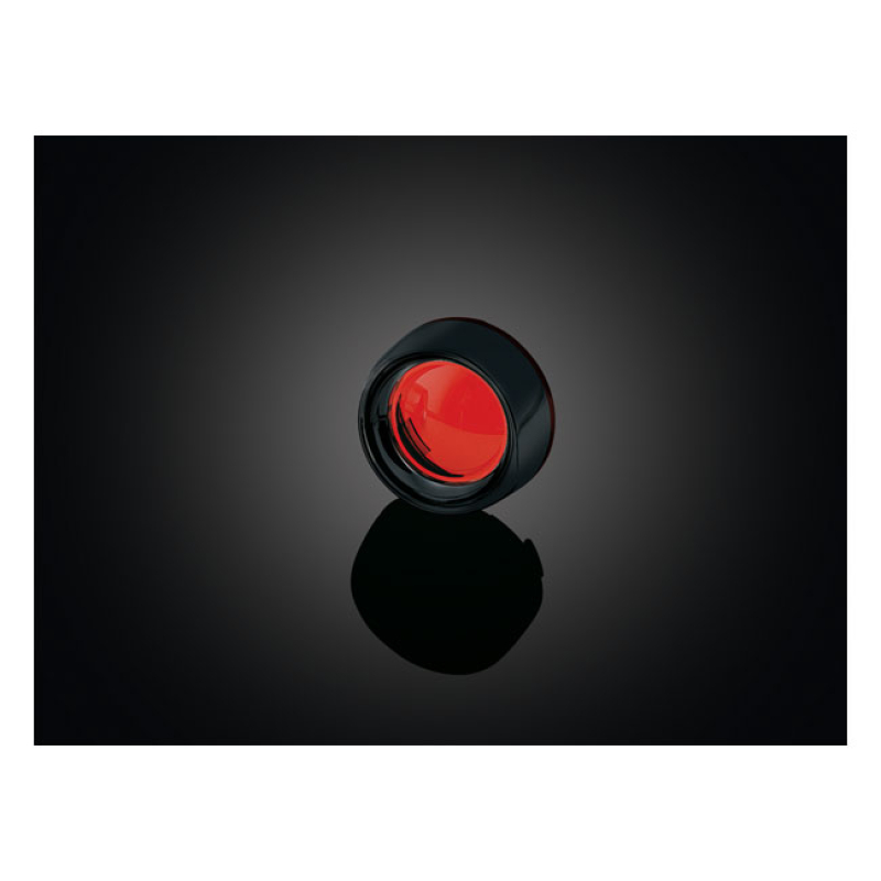 KURYAKYN, TURN SIGNAL RECESSED TRIM RINGS & LENS KIT. BLACK - BLACK TR 542479