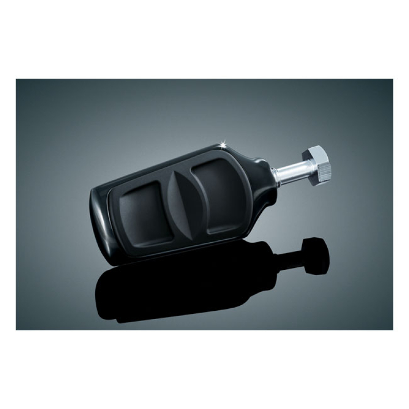KURYAKYN, KINETIC SHIFT PEG. BLACK GLOSS BLACK WITH BLACK RUBBER INLAY 542535