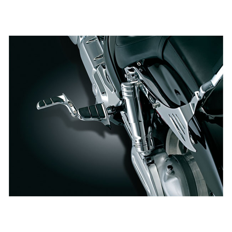 KURYAKYN, SWINGWING FOOT PEGS. CHROME CHROME. ALUMINUM HOUSINGS WITH P 542537