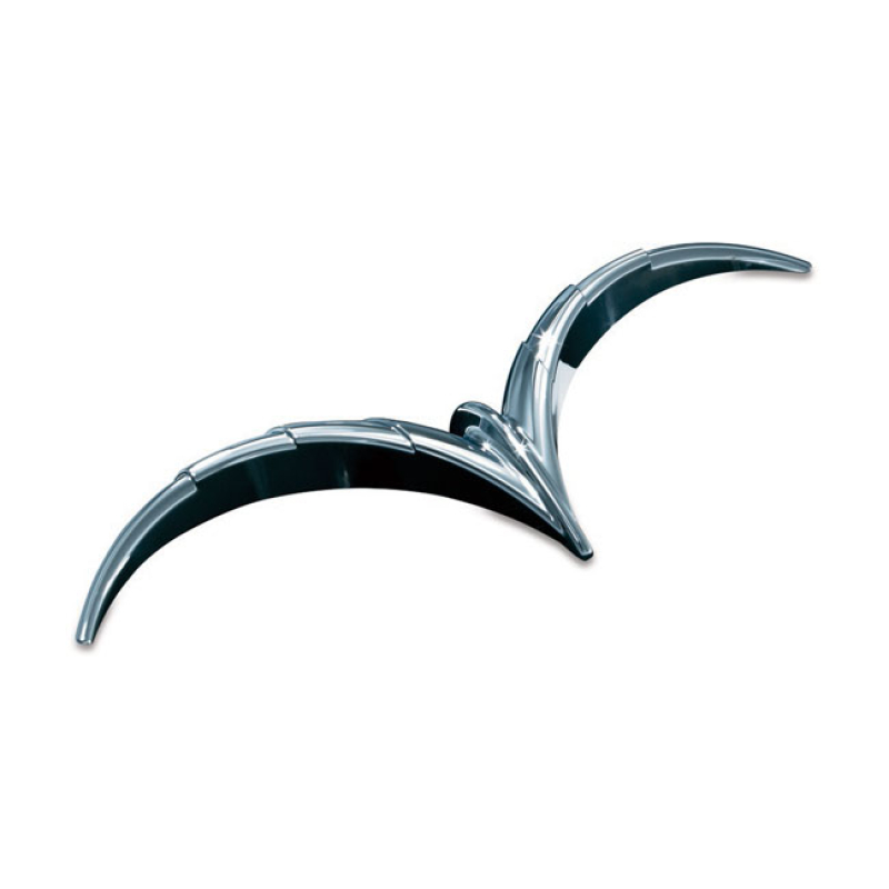 KURYAKYN, SPEEDO & TACH BROW. CHROME CHROME PLATED ABS. PEEL & STICK I 542752