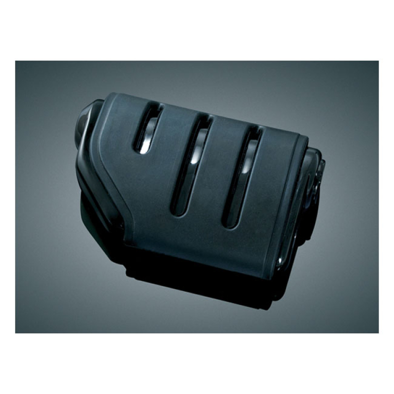 KURYAKYN, TRIDENT DUALLY ISO FOOT PEGS. BLACK. NO ADAPTER GLOSS BLACK 542793