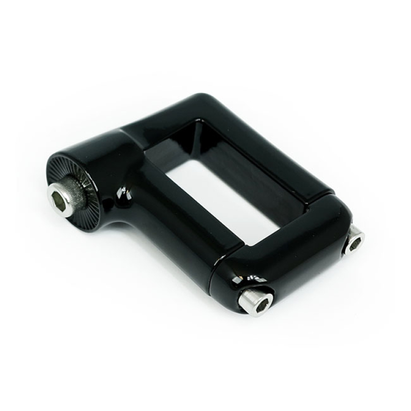 KURYAKYN, SIDE MOUNT LICENSE PLATE CLAMP GLOSS BLACK. MOUNTING CLAMP F 542801