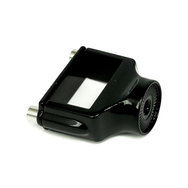 KURYAKYN, SIDE MOUNT LICENSE PLATE CLAMP GLOSS BLACK. MOUNTING CLAMP F 542802