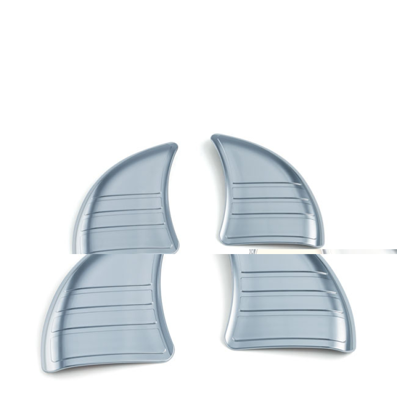 KURYAKYN, TRI-LINE INNER FAIRING COVER. CHROME WHEN THE FAIRING MOUNTE 542947