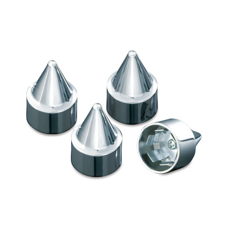 KURYAKYN, STILETTO ROCKER BOX BOLT COVER SET CHROME PLATED WITH PUSH-O 544595