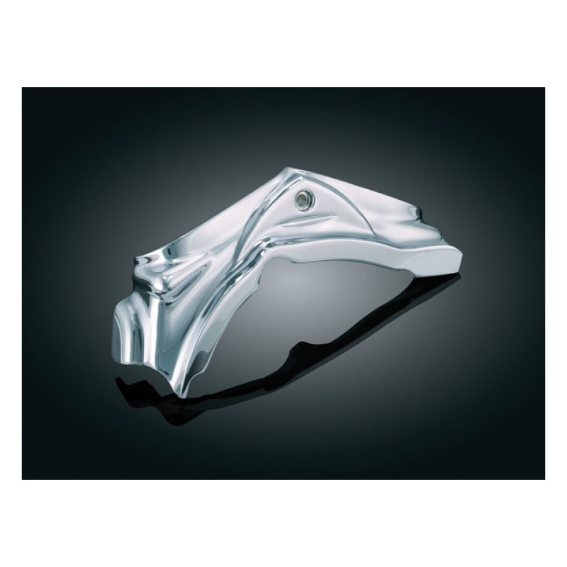 KURYAKYN, CYLINDER BASE COVER. CHROME DIE-CAST ALUMINUM CONSTRUCTION. 544986