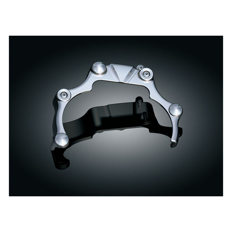 KURYAKYN, TRANSMISSION SHROUD. CHROME DIE-CAST ALUMINUM. COVERS THE TR 544989