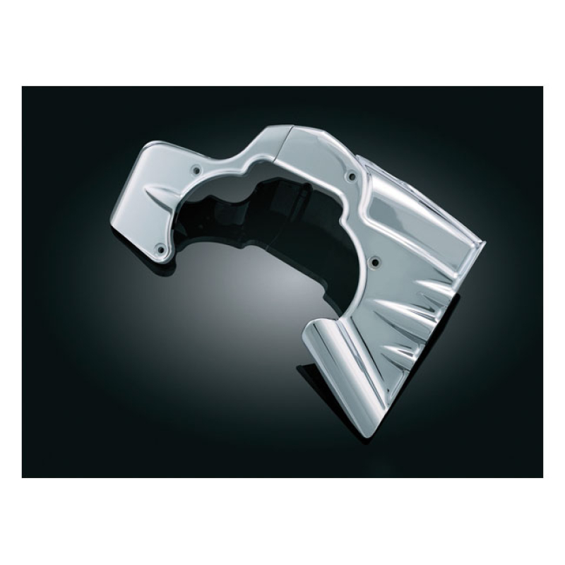 KURYAKYN, TRANSMISSION SHROUD SET CHROME. DIE-CAST ALUMINUM. COVERS TH 544993