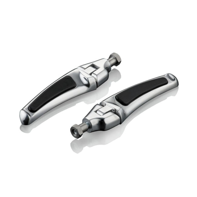 REBUFFINI, COMET PASSENGER PEGS. CHROME 546536