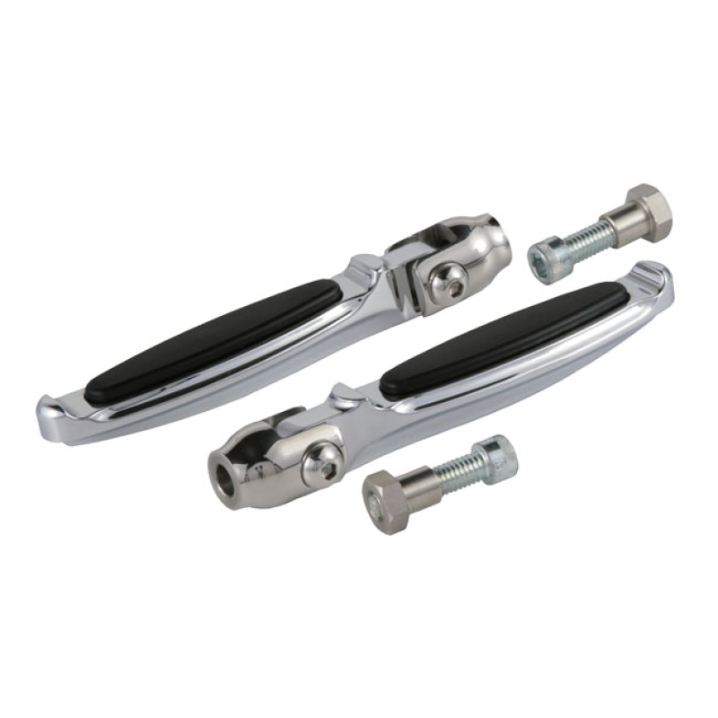REBUFFINI ELLIPSE PASSENGER PEGS CHROME 546591
