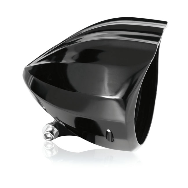 REBUFFINI, GIUONE 5-3/4" HEADLAMP SHELL. BLACK 546851