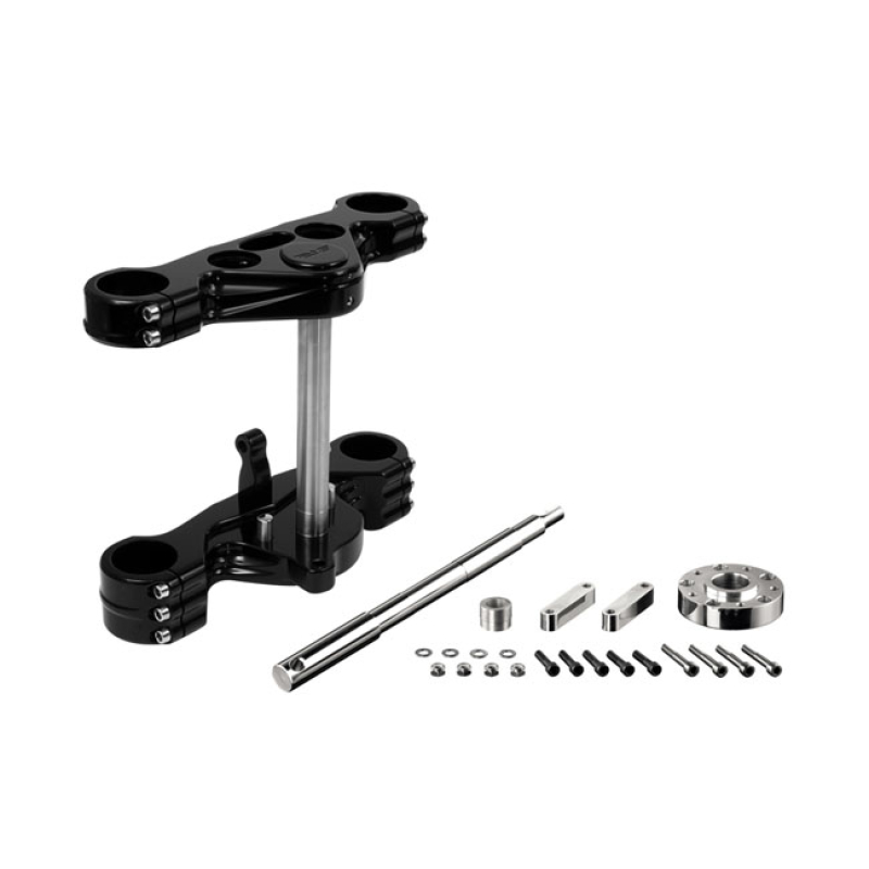 REBUFFINI, ''NEW MIRA'' WIDE GLIDE TRIPLE TREE KIT. BLACK 546958