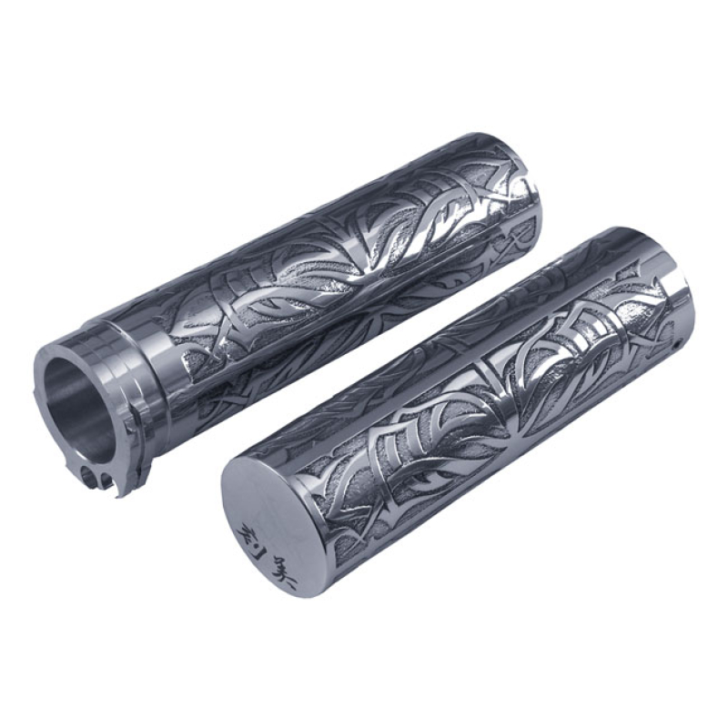 WEALL, ALUMINUM ENGRAVED GRIP SET. MAKATO 551027