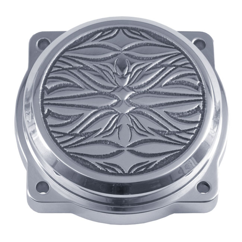 WEALL, CV CARB TRIBAL TOP COVER. HIRO, ALUMINUM POLISHED ALUMINUM; WIT 551100