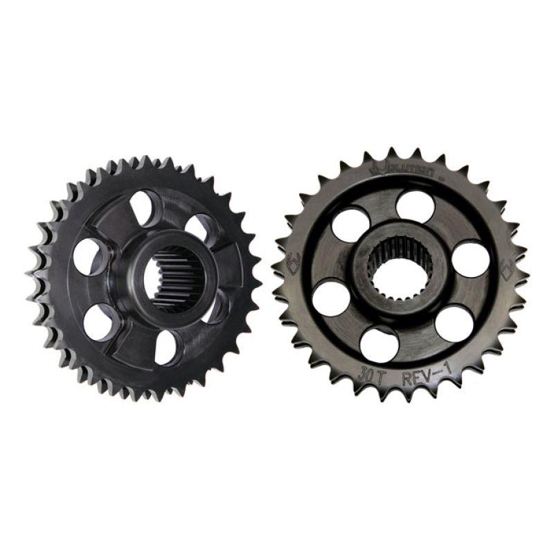 EVOLUTION INDUSTRIES, SOLID MOTOR SPROCKET & CHAIN KIT. 30T -4 TOOTH D 552038