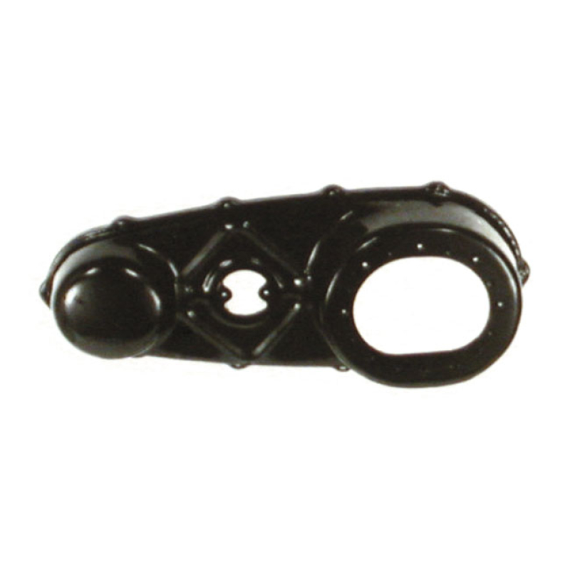PAUGHCO, OUTER PRIMARY COVER. BLACK WORKS WITH COMPENSATING SPROCKET. 555834