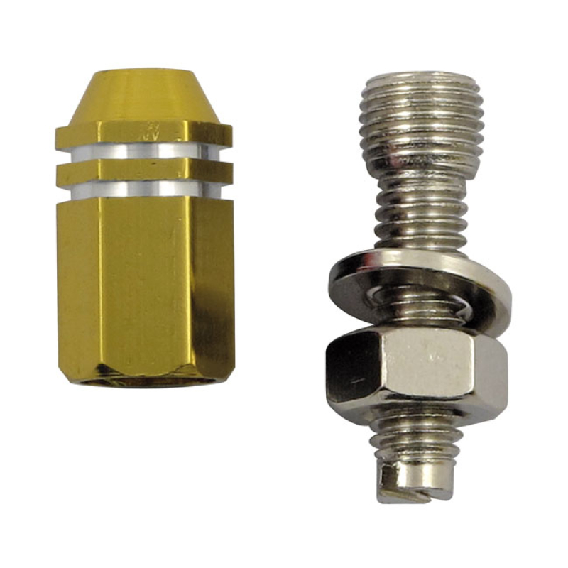 TRIK TOPZ LICENSE PLATE MOUNTS ALLOY TWOTONE HEX STRAIGHT 556005