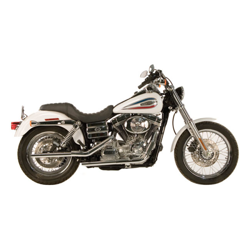 PAUGHCO, TAPERED EXHAUST (38"). CHROME WITH O2 SENSOR BUNGS. INCL. O2 558061