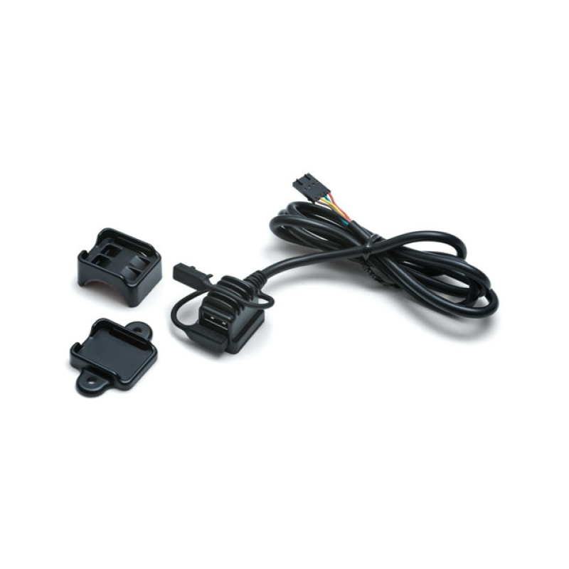 KURYAKYN, HANDLEBAR USB CHARGER / POWER POINT. BLACK BLACK; 2 USB PORT 558822