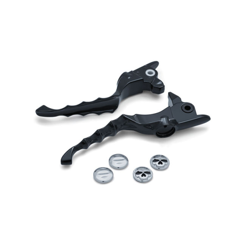 KURYAKYN, ZOMBIE LEVERS GLOSS BLACK; ERGONOMIC FINGER GROOVES WITH WID 558848