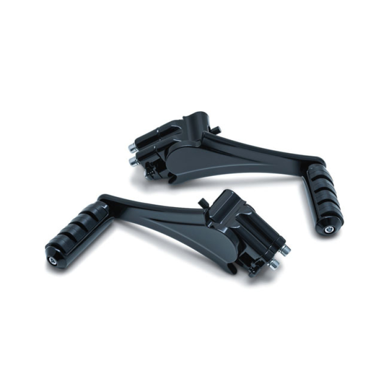 KURYAKYN, ADJUSTABLE TOURING PASSENGER PEGS. BLACK WORKS PERFECTLY IN 558869