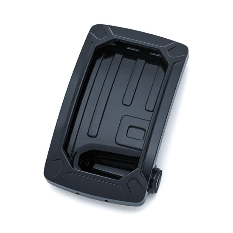 KURYAKYN, NOVA CURVED LICENSE PLATE HOLDER, VERTICAL SIDE MOUNT; GLOSS 558987