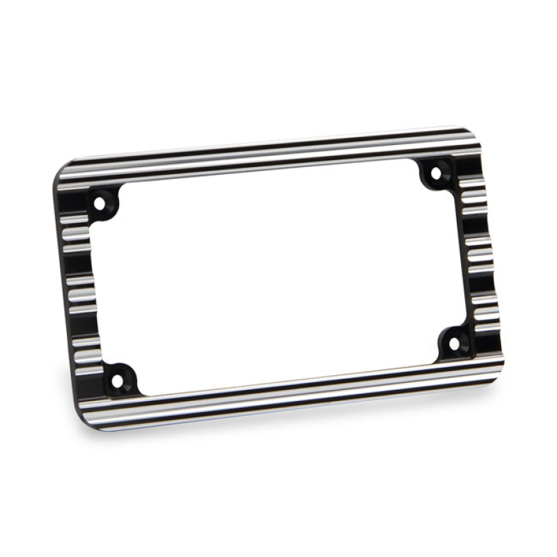 NESS LICENSE PLATE FRAME 10-GAUGE. BLACK 560277