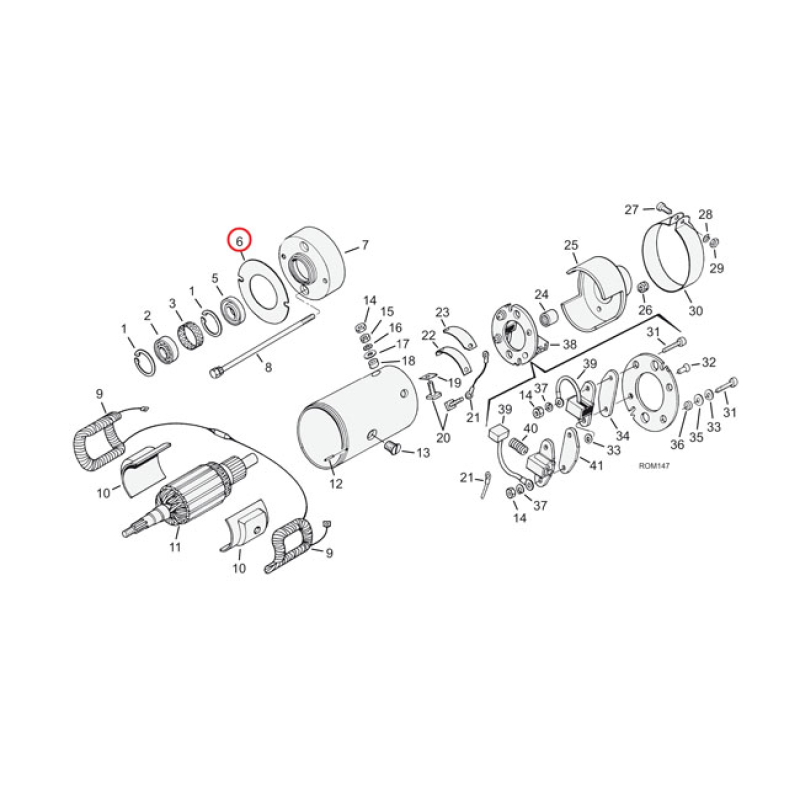 COMETIC, GENERATOR MOUNT GASKET OEM REPLACEMENT REFERENCE 30143-58. 561419