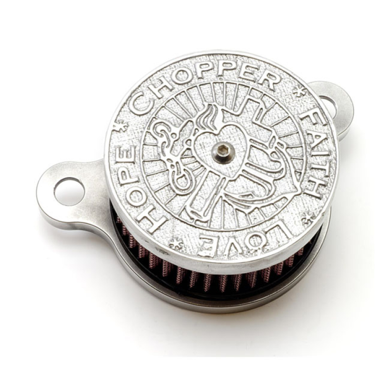 WANNABE CHOPPERS, WANNASUCKER 'CFLH' AIR CLEANER. ALU ALUMINUM. 'CHOPP 562448