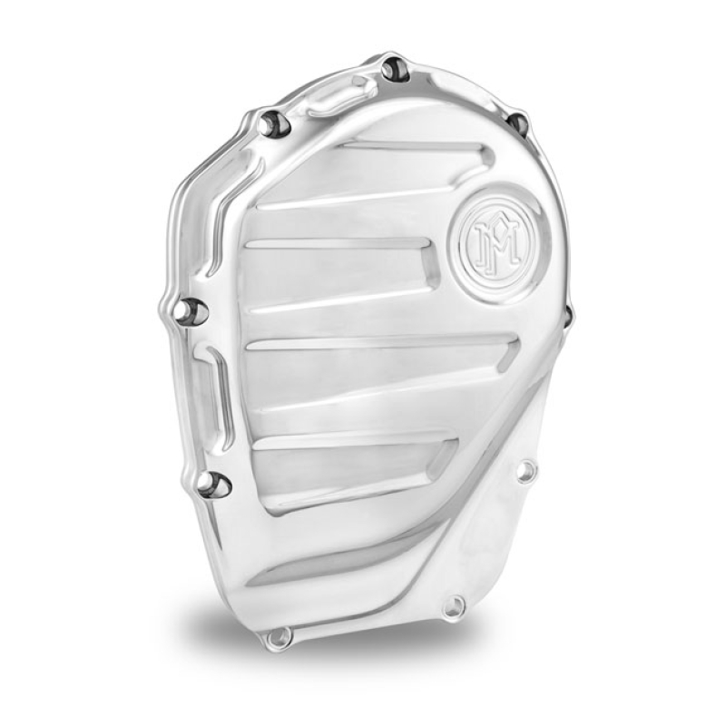 PM, SCALLOP CAM COVER. CHROME CHROME FINISH. CNC MACHINED BILLET ALUMI 563149