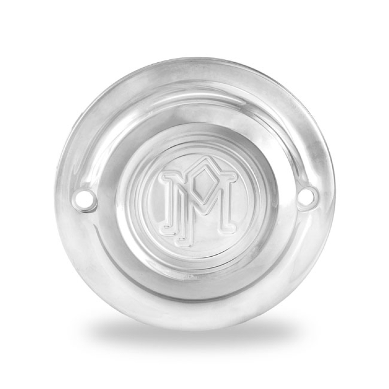 PM, SCALLOP POINT COVERS. CHROME CNC MACHINED BILLET ALUMINUM IGNITION 563153