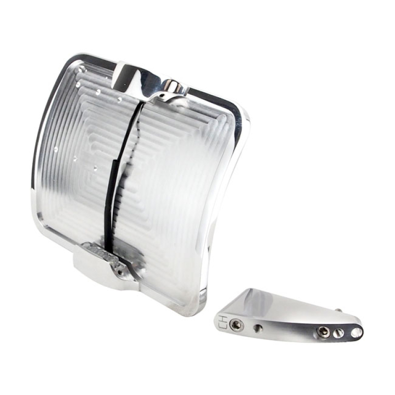 HKC LICENSE PLATE HOLDER - SWITZERLAND POLISHED TWICE-CLAMP STYLE -  F 563606