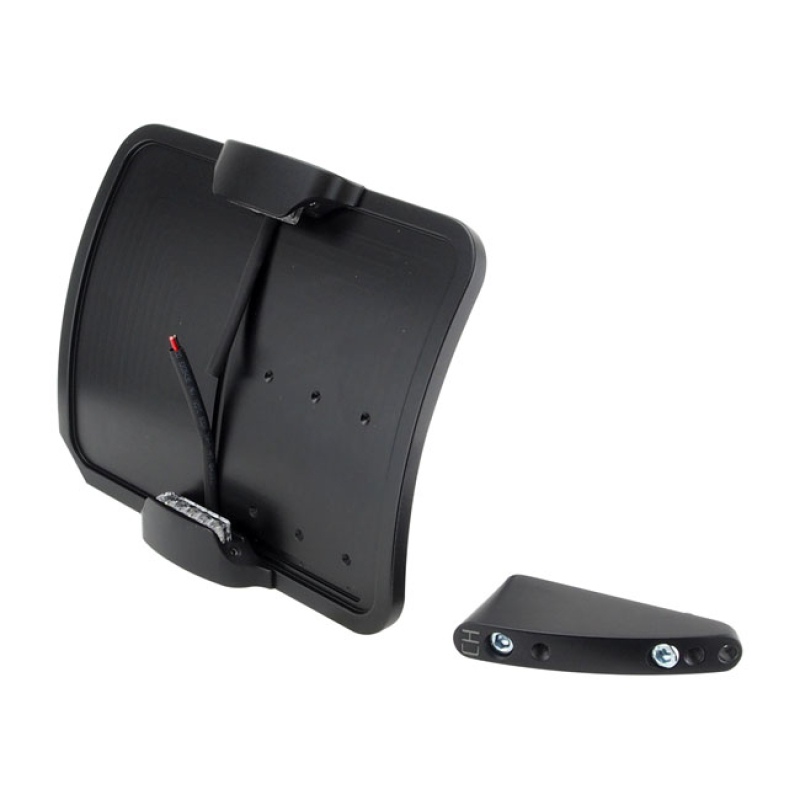 HKC LICENSE PLATE HOLDER - SWITZERLAND BLACK TWICE-CLAMP STYLE -  FOR 563607