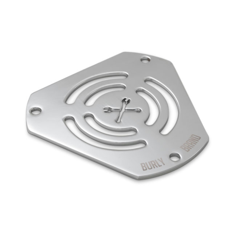 BURLY, OPTIONAL AIR CLEANER FACE PLATE. WRENCH, CHROME 563741